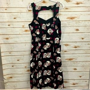 Torrid Floral Skull dress